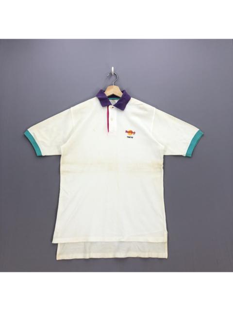 Other Designers Vintage - Vintage Hard Rock Cafe Tokyo T Shirt Hard Rock Polo Tee