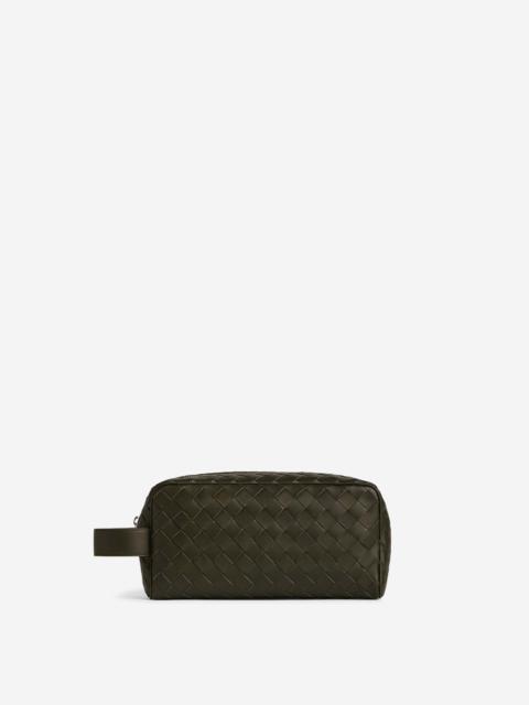 Bottega Veneta INTRECCIATO LEATHER TOILETRY BAG