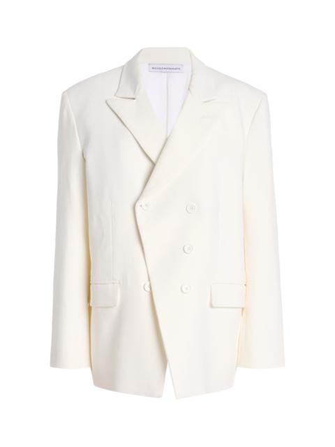 NICCOLÒ PASQUALETTI Alfa Crepe Jacket white