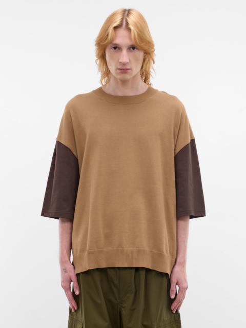 Comme des Garçons Homme Two-Tone Cotton Oversized Tee