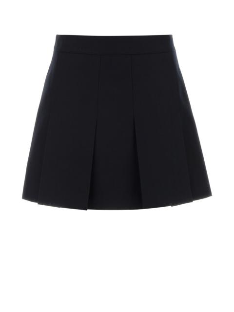 A.P.C. Navy blue twill Jupe mini skirt