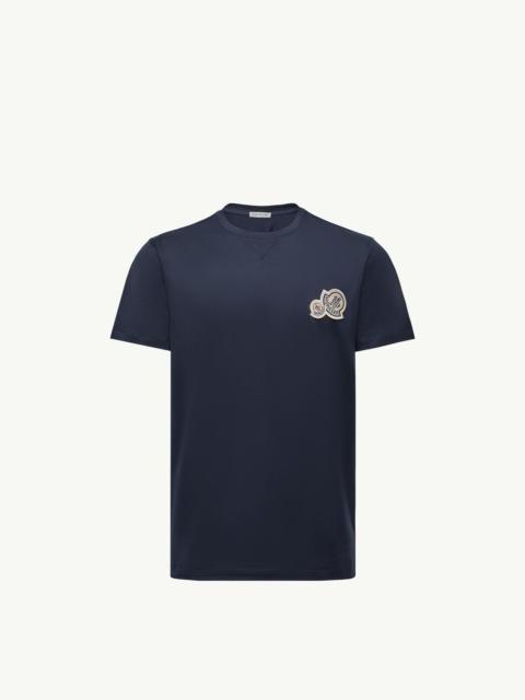 Moncler Double Logo Patch Cotton T-Shirt
