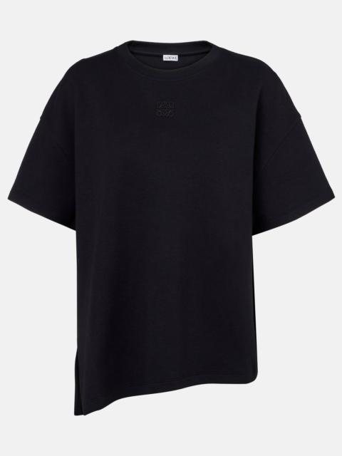 Loewe Asymmetric cotton-blend T-shirt