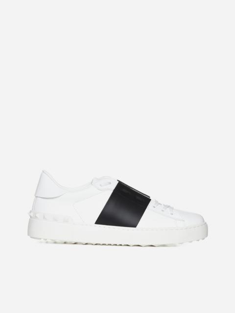 Valentino Open leather sneakers