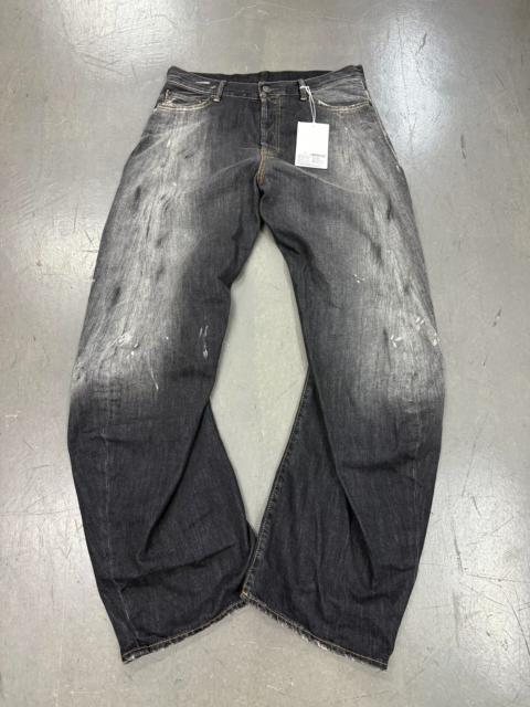 Acne Studios Acne Studios 2006f Black Paint-Splatter Jeans