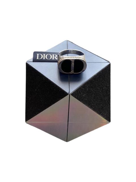 Dior Onyx crystal CD icon ring