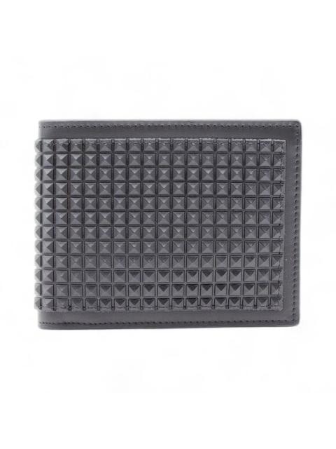 Giuseppe Zanotti Giuseppe Zanotti Studded Leather Bifold Men's Wallet in Black - NIB $449