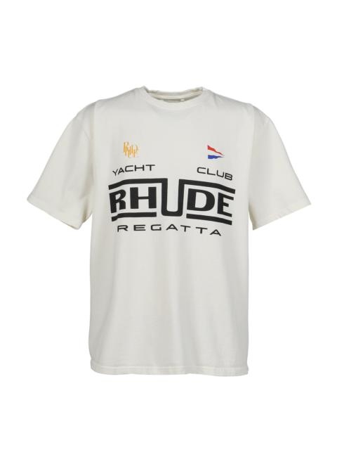 Rhude RHUDE REGATTA CLUB TEE / VTG WHT