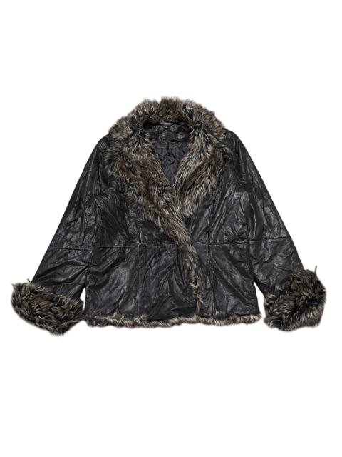 Other Designers Japanese Brand - Marylester Fur Jacket like if six was nine lgb hysterics