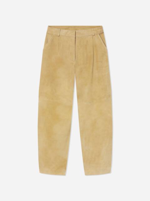 GUCCI Curved Trouser in Suede