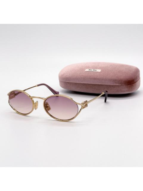 Miu Miu NEW MIU MIU SMU 52Y 5AK06S MU52YS OVAL MU 52YS SUNGLASSES