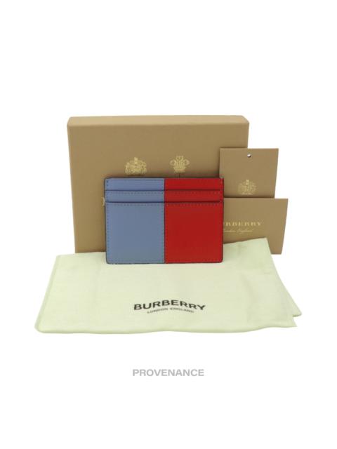 Burberry Burberry Card Holder Wallet - Colorblock Leather