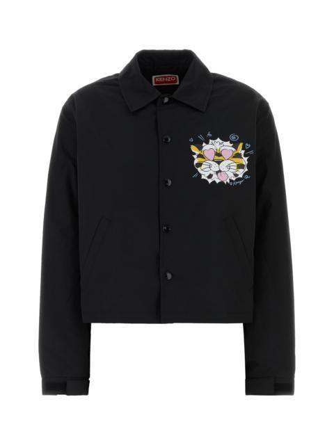 KENZO Black cotton blend jacket