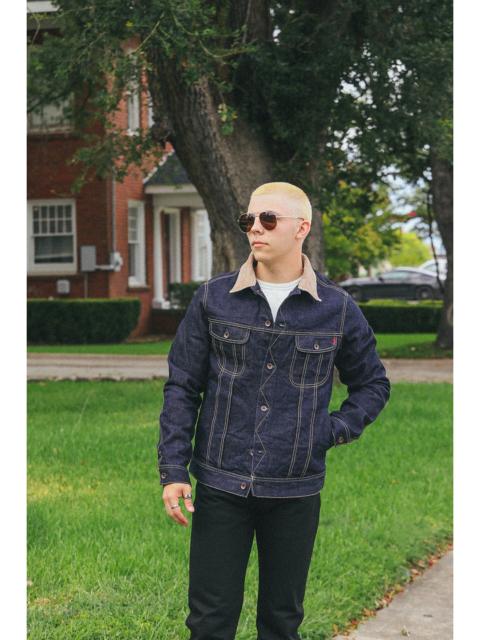 Iron Heart 18OZ SELVEDGE DENIM STORM RIDER JACKET - INDIGO IH-101J-SR