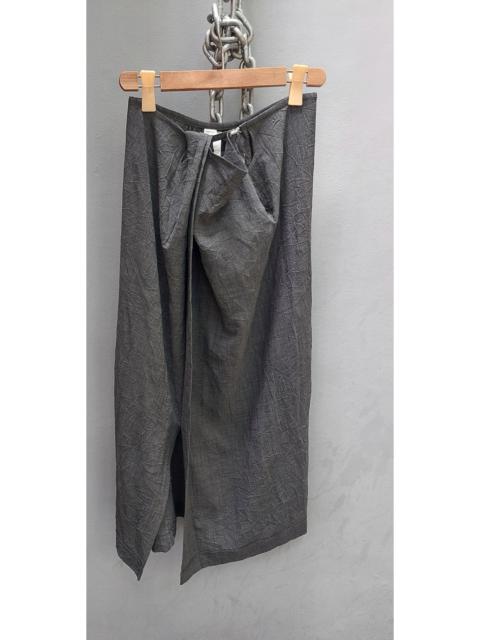 BNWT Y's x Yohji Yamamoto Tube Draped Skirt with Pin