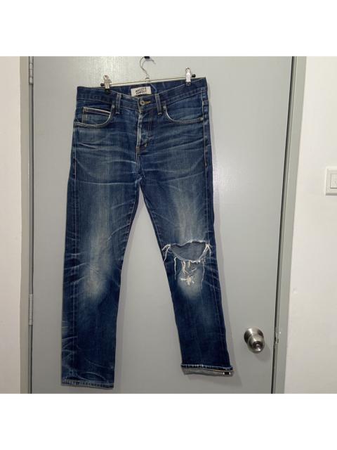 Other Designers Naked & Famous Selvedge Distressed Jeans
