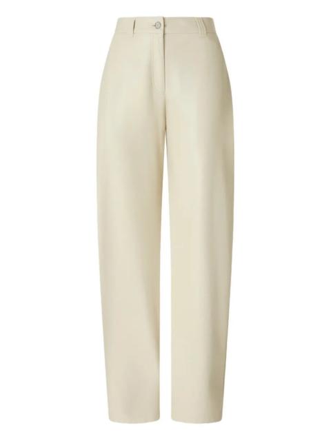 PINKO `Panino` Faux Leather Pants