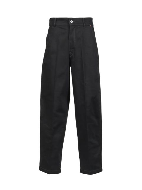 Lemaire MAXI BARREL WORKWEAR PANTS / BLK
