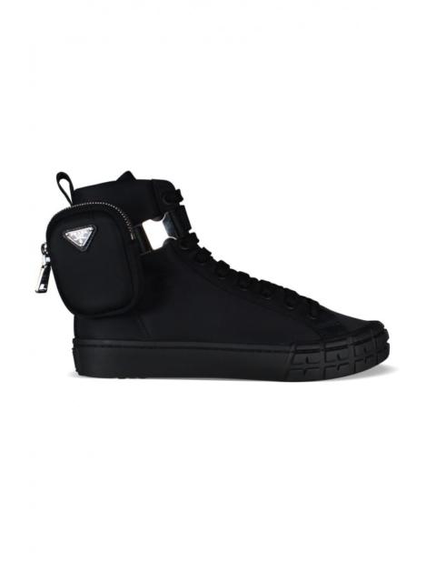 Prada Prada Men Wheel High Top Sneakers