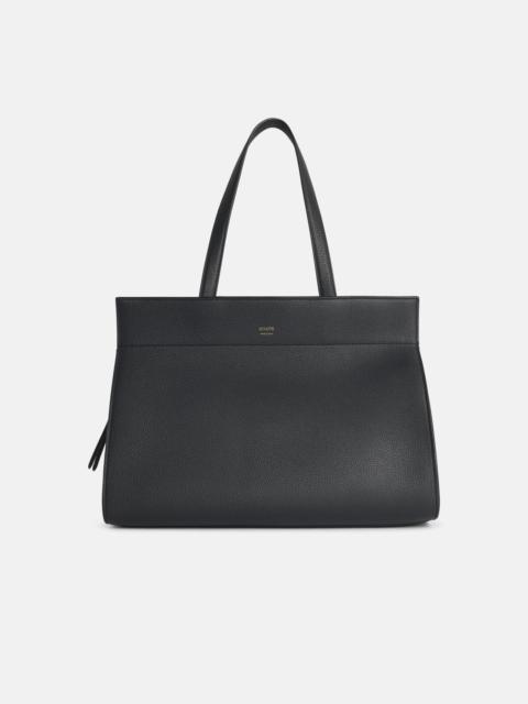 KHAITE 'CROSBY' BLACK LEATHER BAG