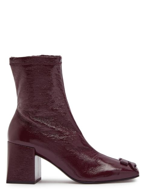 courrèges Courrèges Reedition Crinkled Vinyl Ankle Boots