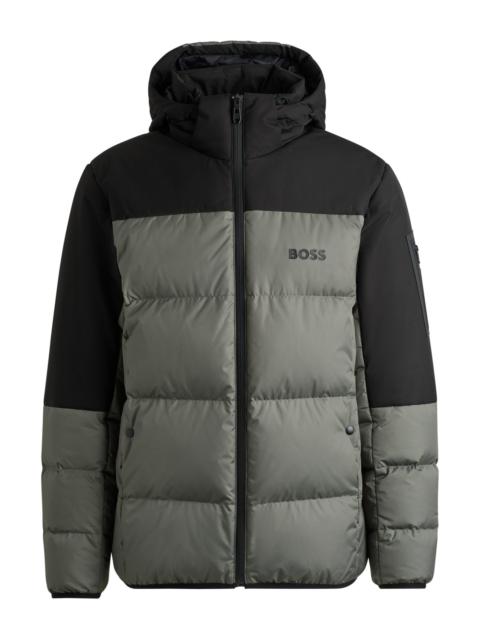 BOSS WATER-REPELLENT DOWN JACKET WITH DETACHABLE HOOD