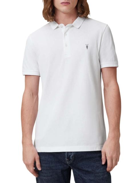 ALLSAINTS AllSaints Reform Cotton Piqué Polo in Optic White at Nordstrom