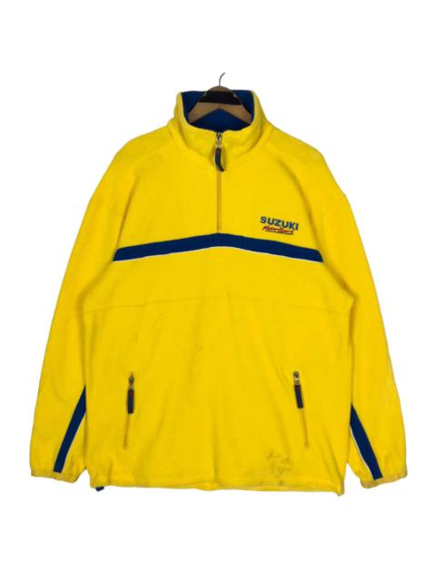 Other Designers Vintage Suzuki Motorsport Mock Neck Fleece Sweater
