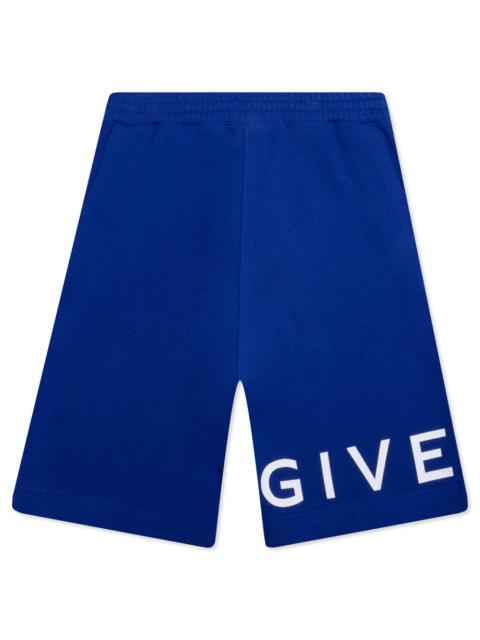 Givenchy GIVENCHY BERMUDA SHORTS - OCEAN BLUE