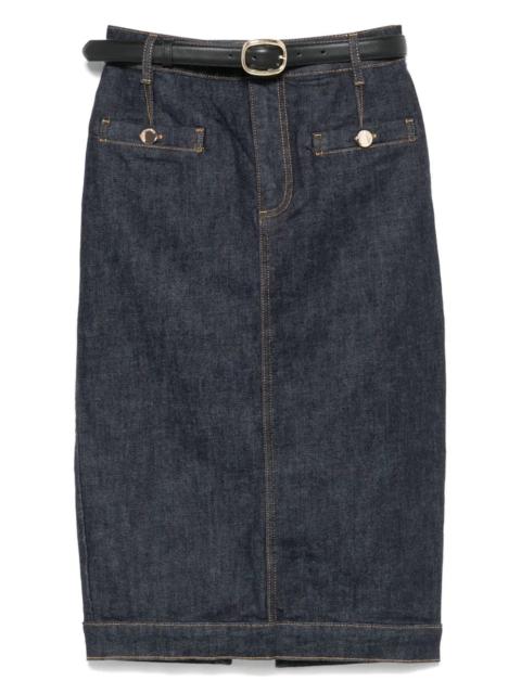 self-portrait Self-Portrait Women Denim Skirt