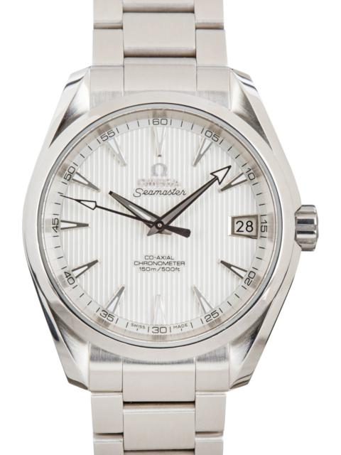 OMEGA Pre-owned Omega Seamaster Aqua Terra White Teak Dial