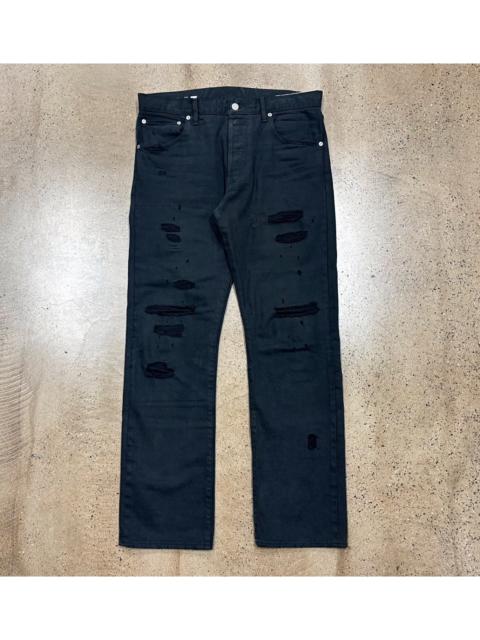 visvim Visvim 21SS 01.2D17 Social Sculpture Blk Damaged-17 Distressed Jeans