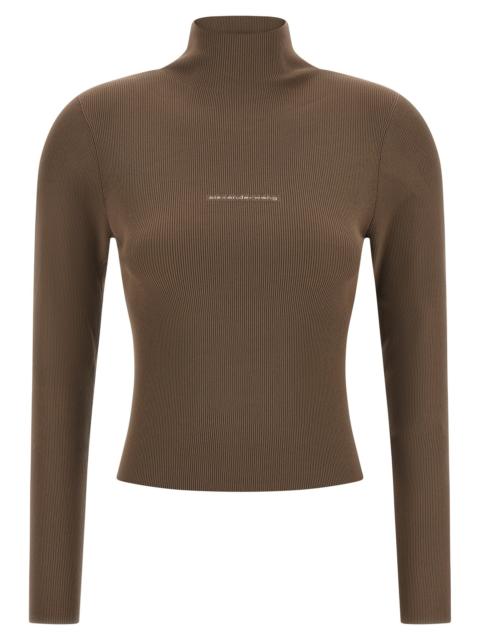 Alexander Wang Alexander Wang Women Logo Ribbed Sweater
