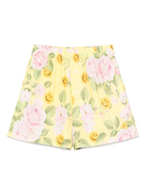 Moschino Women X Smiley Floral Shorts