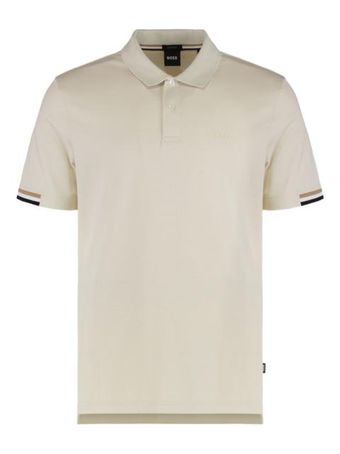 BOSS button-fastening polo shirt