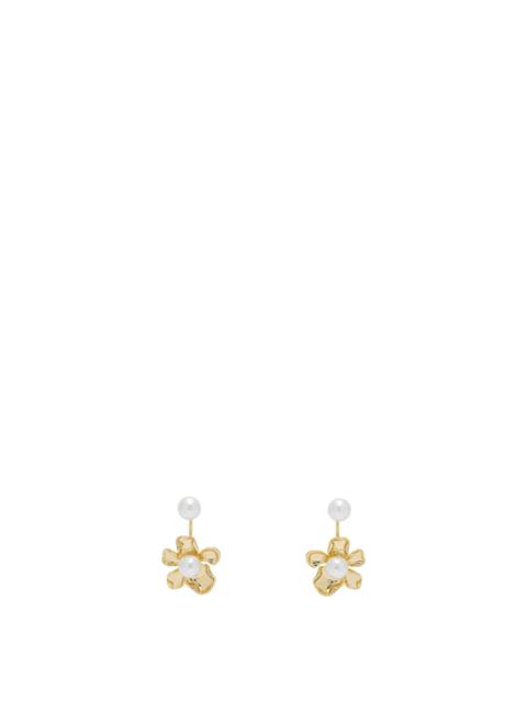 self-portrait Self-portrait Earrings with Pearls Gold