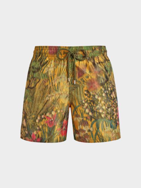 Vilebrequin Men Silk Swim Shorts Mystère  - Vilebrequin x Maison BUCOL