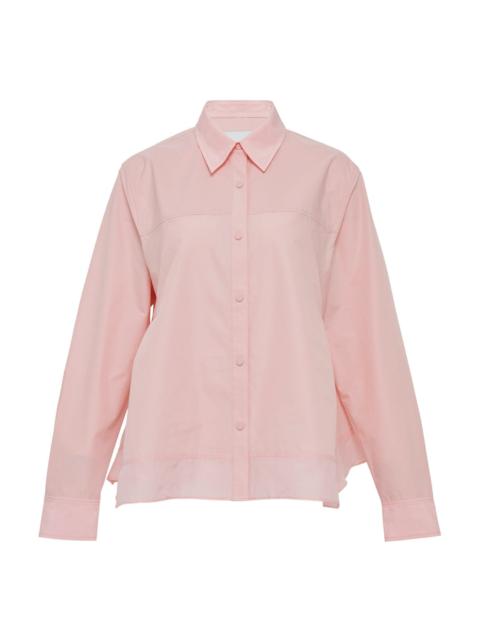 3.1 Phillip Lim Flounce Hem Long Sleeve Shirt