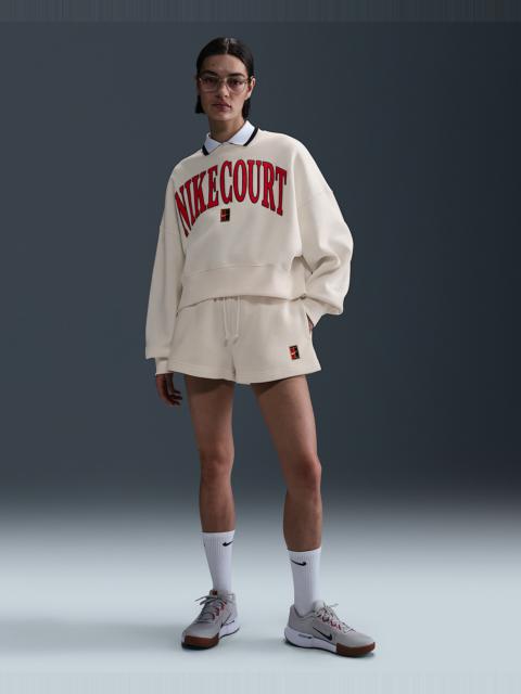 Nike NikeCourt Phoenix Fleece Women's High-Waisted Loose Shorts