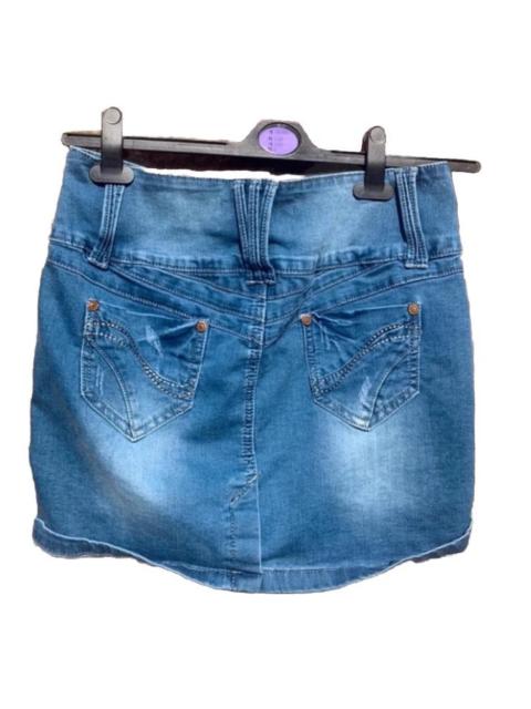 Other Designers Unique Vintage Women's Blue Skirt