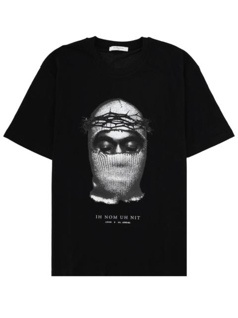 ih nom uh nit COTTON CORONA MASK T-SHIRT