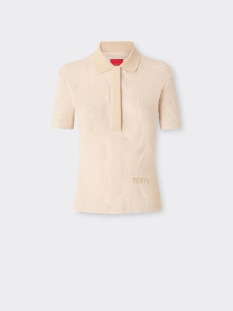 Ferrari Piquet polo shirt with embroidered Ferrari logo