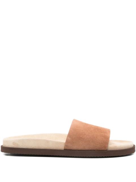 Brunello Cucinelli Brunello Cucinelli Men Leather Slippers
