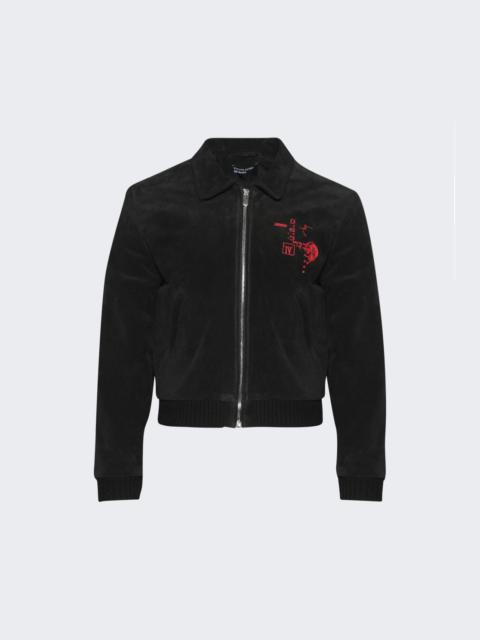 Enfants Riches Déprimés Suede Constructivist Jacket Black
