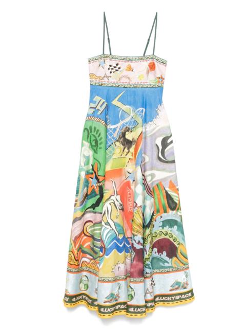 ALÉMAIS Lucky Pace midi dress
