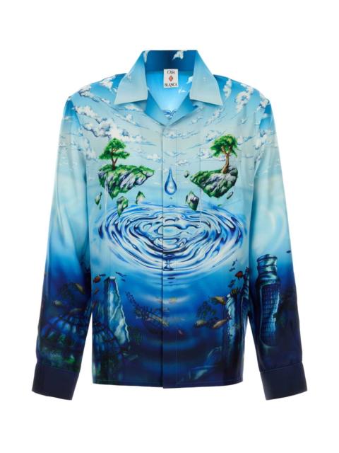 CASABLANCA Casablanca Men Printed Silk Shirt