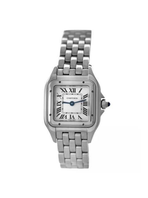 Pre-owned Cartier Panthere Quartz Silver Dial Ladies Watch WSPN0006