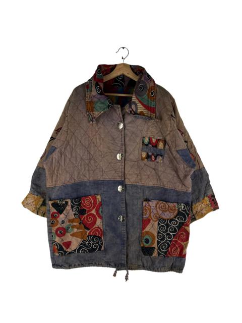 Other Designers Vintage - VINTAGE BUTTON JACKET AZTEC NAVAJO DESIGN JAPAN MADE