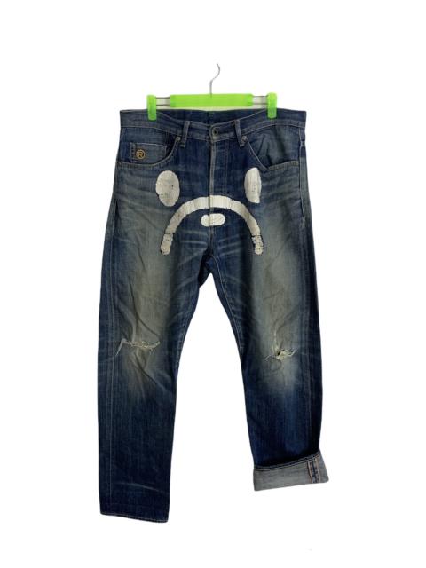 A BATHING APE® A Bathing Ape City Bape Denim Selvedge Logo