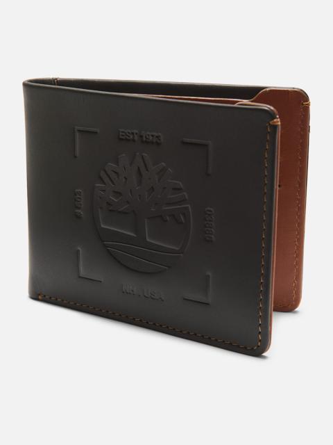 Timberland Men's Two-Tone Billfold with Back ID